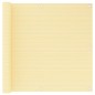 vidaXL Toldo para balcón HDPE beige 90x500 cm vidaXL Toldo para balcón HDPE beige 90x500 cm