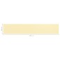 vidaXL Toldo para balcón HDPE beige 90x500 cm vidaXL Toldo para balcón HDPE beige 90x500 cm