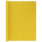 vidaXL Toldo para balcón HDPE amarillo 120x400 cm vidaXL Toldo para balcón HDPE amarillo 120x400 cm