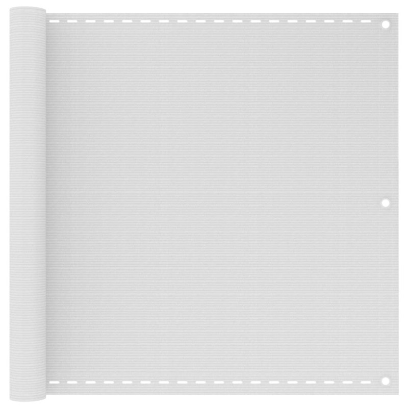 vidaXL Toldo para balcón HDPE blanco 90x500 cm vidaXL Toldo para balcón HDPE blanco 90x500 cm