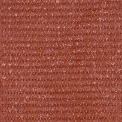 vidaXL Toldo para balcón HDPE terracota 90x400 cm 