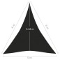 vidaXL Toldo de vela HDPE negro 160 g/m² 5x6x6 m vidaXL Toldo de vela HDPE negro 160 g/m² 5x6x6 m