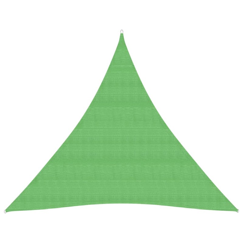 vidaXL Toldo de vela HDPE verde claro 160 g/m² 4x4x4 m vidaXL Toldo de vela HDPE verde claro 160 g/m² 4x4x4 m