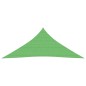 vidaXL Toldo de vela HDPE verde claro 160 g/m² 4x4x4 m vidaXL Toldo de vela HDPE verde claro 160 g/m² 4x4x4 m