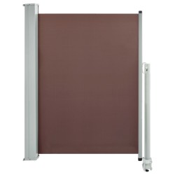 vidaXL Toldo lateral retráctil de jardín marrón 100x300 cm