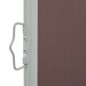 vidaXL Toldo lateral retráctil de jardín marrón 100x300 cm vidaXL Toldo lateral retráctil de jardín marrón 100x300 cm
