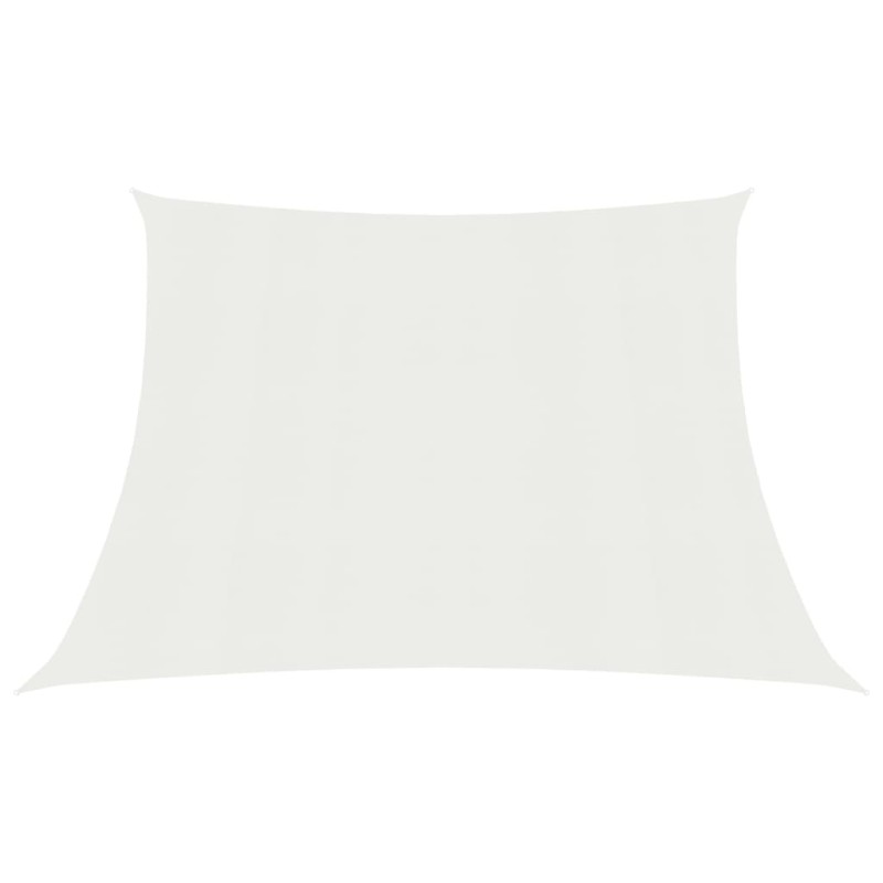 vidaXL Toldo de vela blanco HDPE 160 g/m² 3/4x2 m
