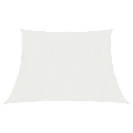 vidaXL Toldo de vela blanco HDPE 160 g/m² 3/4x2 m