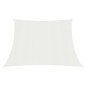 vidaXL Toldo de vela blanco HDPE 160 g/m² 3/4x2 m