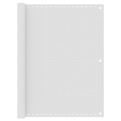 vidaXL Toldo para balcón HDPE blanco 120x500 cm 