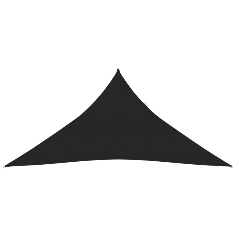 vidaXL Toldo de vela HDPE negro 160 g/m² 4x4x4 m vidaXL Toldo de vela HDPE negro 160 g/m² 4x4x4 m