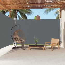 vidaXL Toldo lateral retráctil antracita 220x600 cm