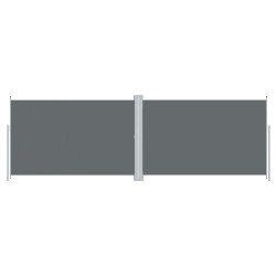 vidaXL Toldo lateral retráctil antracita 220x600 cm