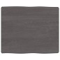 vidaXL Tablero mesa madera tratada borde vivo marrón 60x50x(2-6) cm vidaXL Tablero mesa madera tratada borde vivo marrón 60x50x(2-6) cm