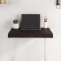 vidaXL Tablero mesa madera tratada borde vivo marrón 60x50x(2-6) cm vidaXL Tablero mesa madera tratada borde vivo marrón 60x50x(2-6) cm