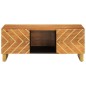 vidaXL Mesa de centro madera maciza de mango negro marrón 100x54x40 cm vidaXL Mesa de centro madera maciza de mango negro marrón 100x54x40 cm