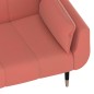 vidaXL Sofá cama de 2 plazas con dos cojines terciopelo rosa vidaXL Sofá cama de 2 plazas con dos cojines terciopelo rosa
