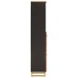 vidaXL Mueble de baño madera maciza mango marrón negro 38x33,5x160 cm vidaXL Mueble de baño madera maciza mango marrón negro 38x33,5x160 cm