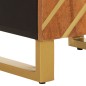 vidaXL Mueble de baño madera maciza mango marrón negro 38x33,5x160 cm vidaXL Mueble de baño madera maciza mango marrón negro 38x33,5x160 cm