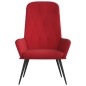 vidaXL Sillón de relax de terciopelo color vino vidaXL Sillón de relax de terciopelo color vino