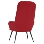 vidaXL Sillón de relax de terciopelo color vino vidaXL Sillón de relax de terciopelo color vino