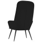 vidaXL Sillón de relax de terciopelo negro vidaXL Sillón de relax de terciopelo negro
