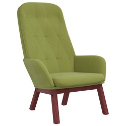 vidaXL Sillón de relax de terciopelo verde claro
