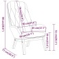 vidaXL Sillón de relax de terciopelo verde claro vidaXL Sillón de relax de terciopelo verde claro