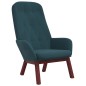 vidaXL Sillón de relax de terciopelo azul vidaXL Sillón de relax de terciopelo azul