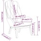 vidaXL Sillón de relax de terciopelo azul vidaXL Sillón de relax de terciopelo azul
