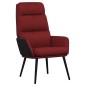 vidaXL Sillón de relax de tela rojo tinto vidaXL Sillón de relax de tela rojo tinto