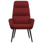 vidaXL Sillón de relax de tela rojo tinto vidaXL Sillón de relax de tela rojo tinto