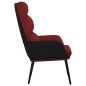 vidaXL Sillón de relax de tela rojo tinto vidaXL Sillón de relax de tela rojo tinto