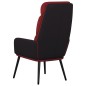 vidaXL Sillón de relax de tela rojo tinto vidaXL Sillón de relax de tela rojo tinto
