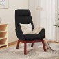vidaXL Sillón de relax de tela negro vidaXL Sillón de relax de tela negro
