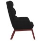 vidaXL Sillón de relax de tela negro vidaXL Sillón de relax de tela negro