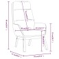 vidaXL Sillón de relax de tela negro vidaXL Sillón de relax de tela negro