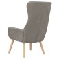 vidaXL Sillón de relax de terciopelo gris claro vidaXL Sillón de relax de terciopelo gris claro