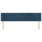 vidaXL Cabeceros 2 unidades de terciopelo azul oscuro 80x5x78/88 cm vidaXL Cabeceros 2 unidades de terciopelo azul oscuro 80x5x78/88 cm
