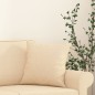 vidaXL Cojines decorativos 2 uds tela crema 40x40 cm vidaXL Cojines decorativos 2 uds tela crema 40x40 cm