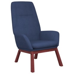 vidaXL Sillón de relax de tela azul