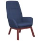 vidaXL Sillón de relax de tela azul vidaXL Sillón de relax de tela azul