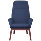 vidaXL Sillón de relax de tela azul vidaXL Sillón de relax de tela azul