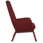 vidaXL Sillón de relax de tela color rojo tinto vidaXL Sillón de relax de tela color rojo tinto