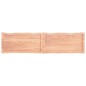 vidaXL Tablero mesa madera tratada borde natural marrón 160x40x(2-6)cm vidaXL Tablero mesa madera tratada borde natural marrón 160x40x(2-6)cm