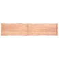 vidaXL Tablero mesa madera tratada borde natural marrón 200x40x(2-6)cm vidaXL Tablero mesa madera tratada borde natural marrón 200x40x(2-6)cm