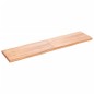 vidaXL Tablero mesa madera tratada borde natural marrón 200x50x(2-6)cm vidaXL Tablero mesa madera tratada borde natural marrón 200x50x(2-6)cm