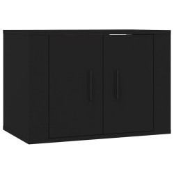 vidaXL Mueble para TV de pared negro 57x34,5x40 cm