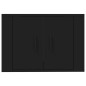 vidaXL Mueble para TV de pared negro 57x34,5x40 cm