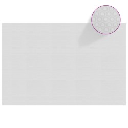 vidaXL Cubierta solar de piscina de PE flotante gris 300x200 cm